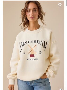 Altar’d State Sweatshirt, Amsterdam Embroidered Sweatshirt